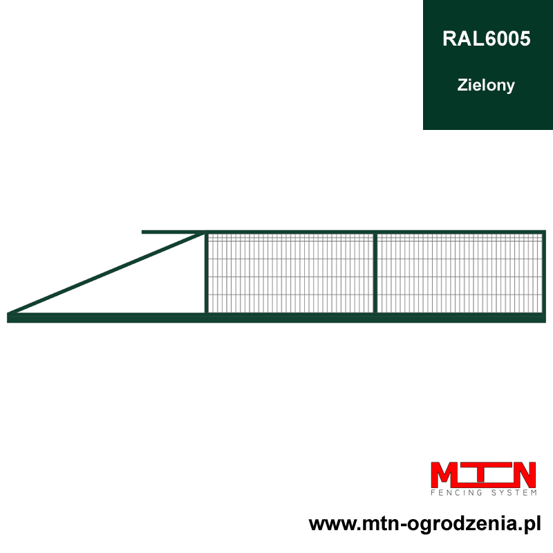 Brama przesuwna panelowa 3D