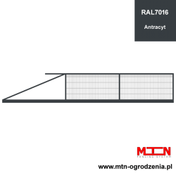 Brama przesuwna panelowa 3D
