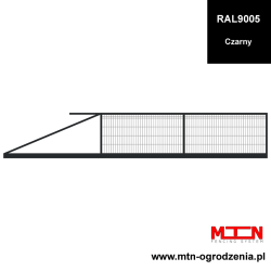 Brama przesuwna panelowa 3D