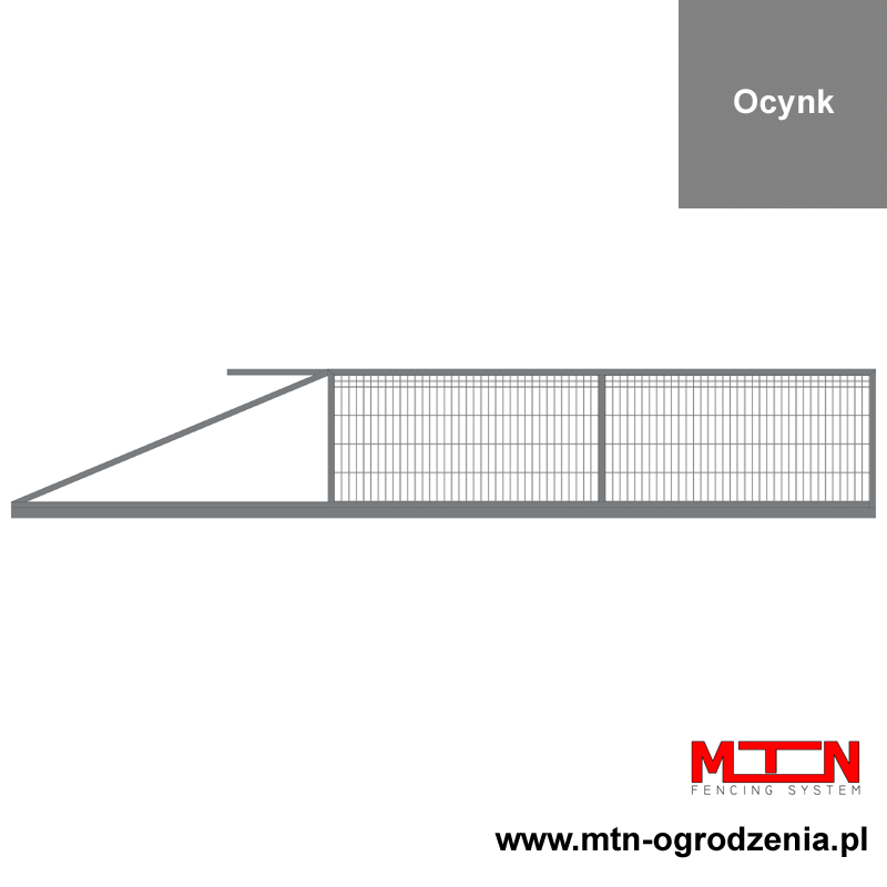 Brama przesuwna panelowa 3D