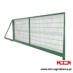 Brama przesuwna panelowa 3D