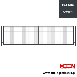Brama dwuskrzydłowa panelowa 3D