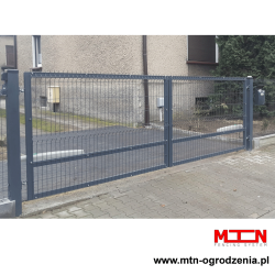 Brama dwuskrzydłowa panelowa 3D