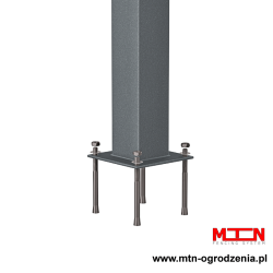 Słupek prowadzący 8x8 przykręcany