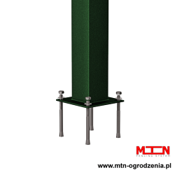 Słupek prowadzący 8x8 przykręcany