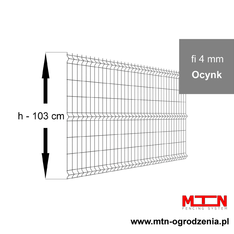Panel ogrodzeniowy 3D